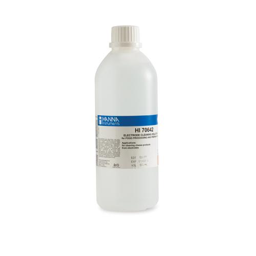 hi70642l Reinigungslösung für Elektroden, Anwendung Käse, 500mL-Flasche