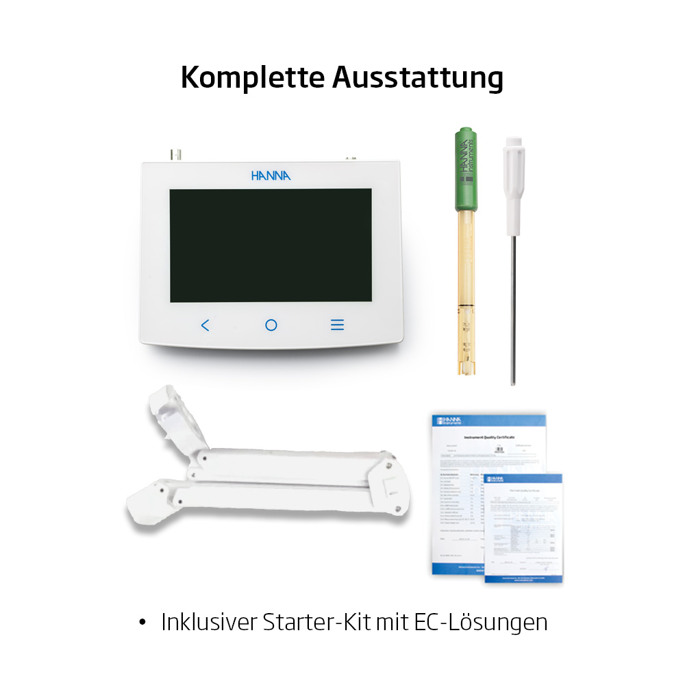 Netzwerkfähiges Leitfähigkeitsmessgerät (EC, TDS, Widerstand, Salzgehalt, Temperatur)