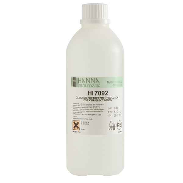 HI7092 Vorbehandlungslösung für Redoxelektroden, oxidierend, 230mL-Flasche