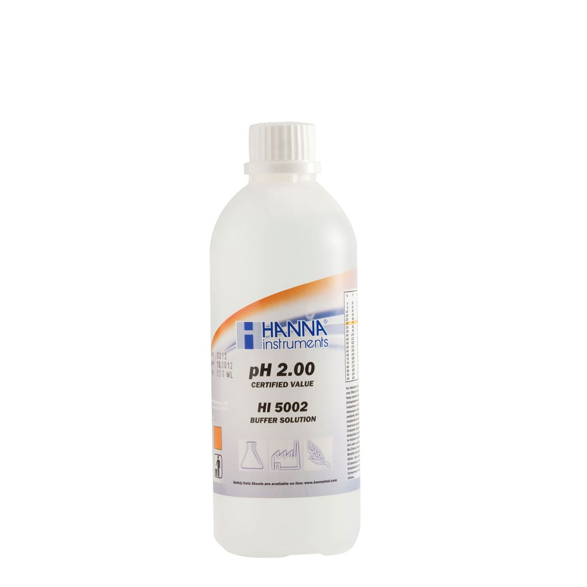 Kalibrierlösung pH 2,00; technische Qualität, 500mL-Flasche