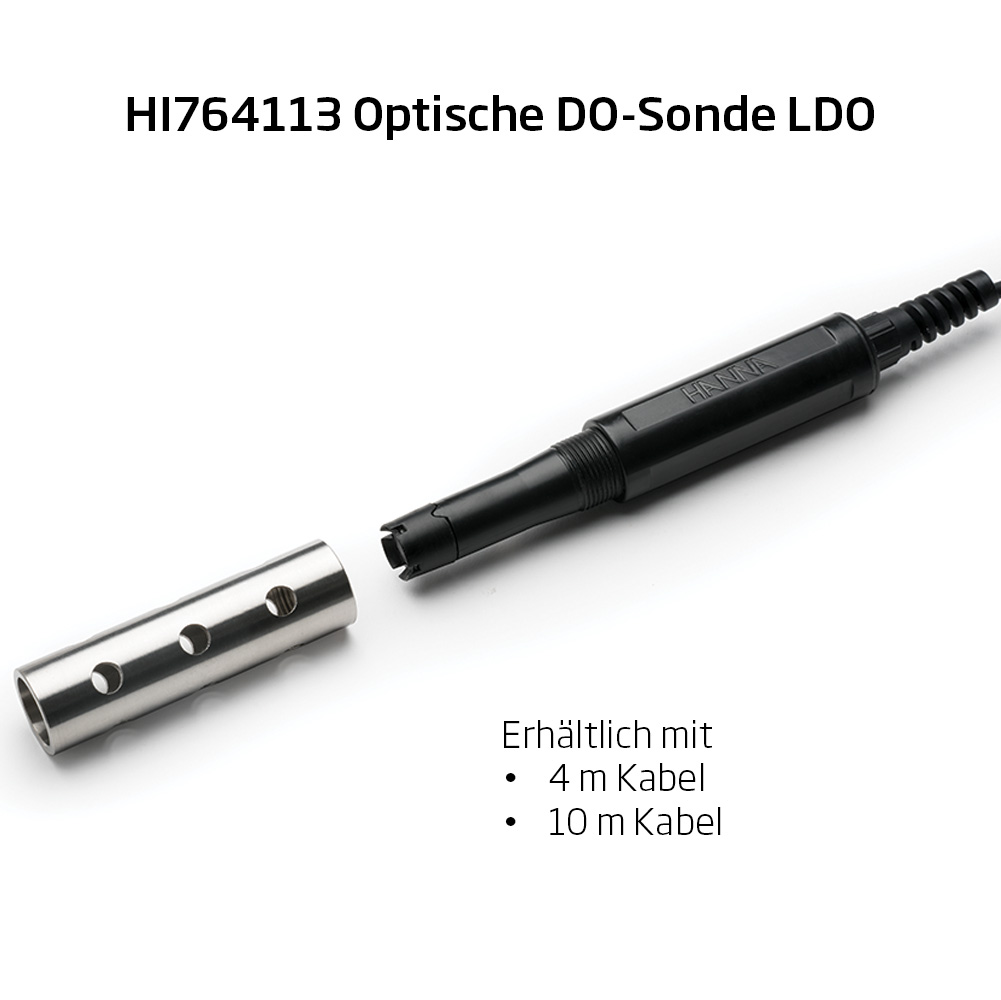 Professionelles Handmessgerät für die optische Sauerstoffmessung - HI98198