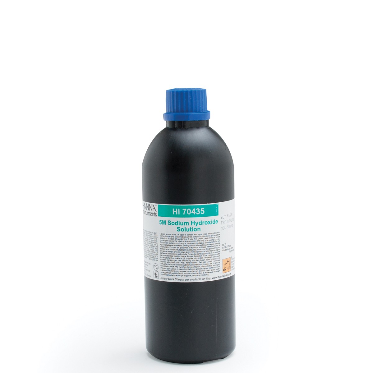 hi70435 Titrationslösung NaOH 5 M, 500mL-Flasche