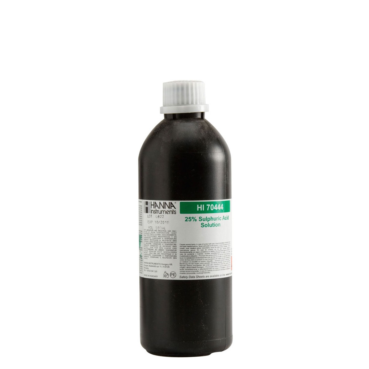 hi70444 Titrationslösung Schwefelsäure 25%, 500mL-Flasche
