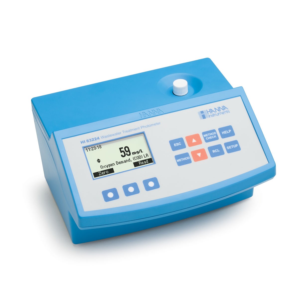 Photometer für CSB und Abwasser EPA / ISO mit barcodierten Küvetten