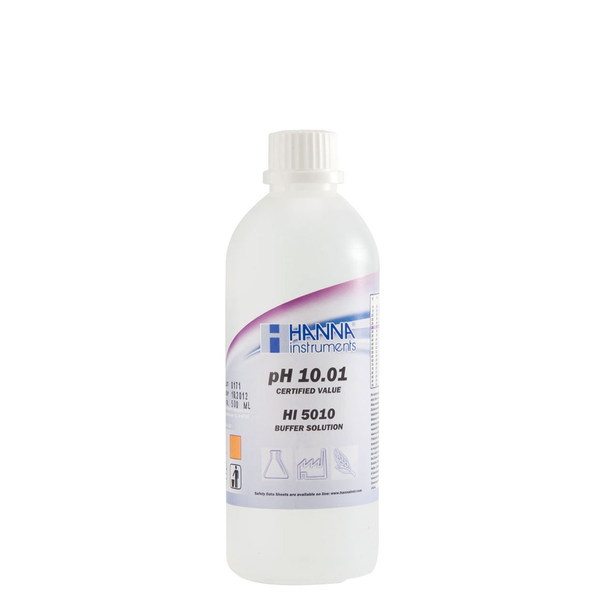 Kalibrierlösung pH 10,01; technische Qualität, 500mL-Flasche