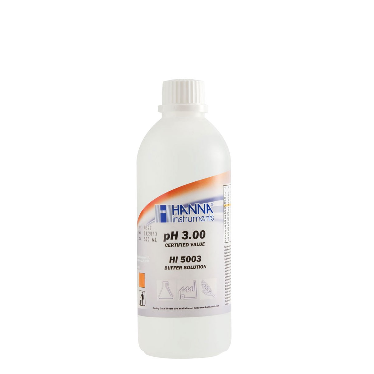 hi5003l Kalibrierlösung pH 3,00; technische Qualität, 500mL-Flasche