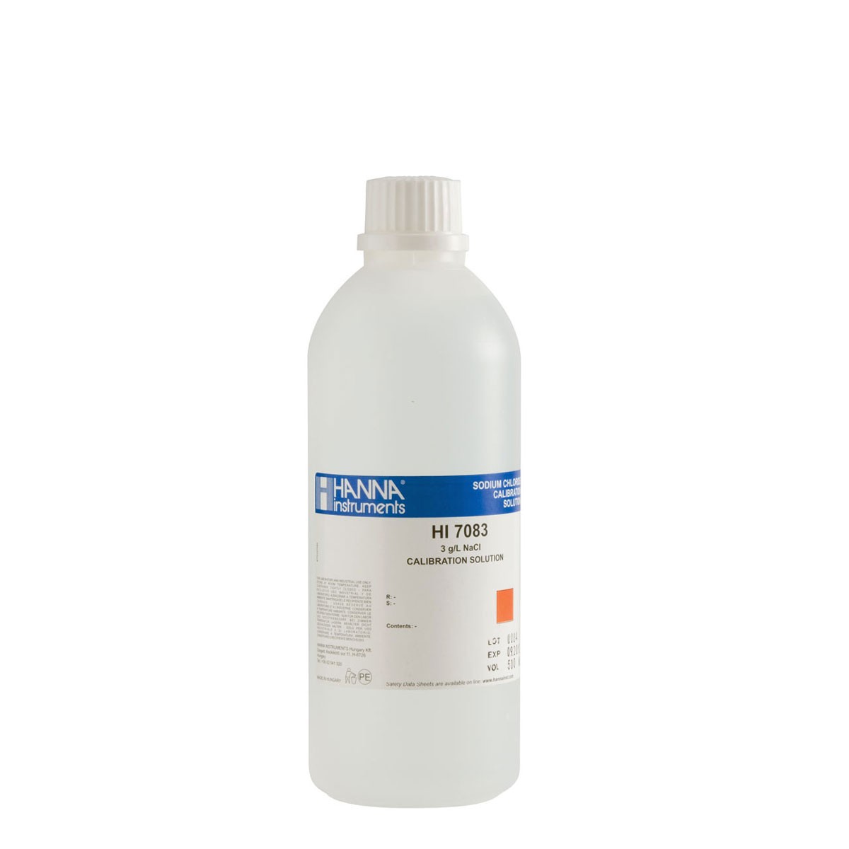 hi7083l Standardlösung 3,0 g/L NaCl, 500mL-Flasche