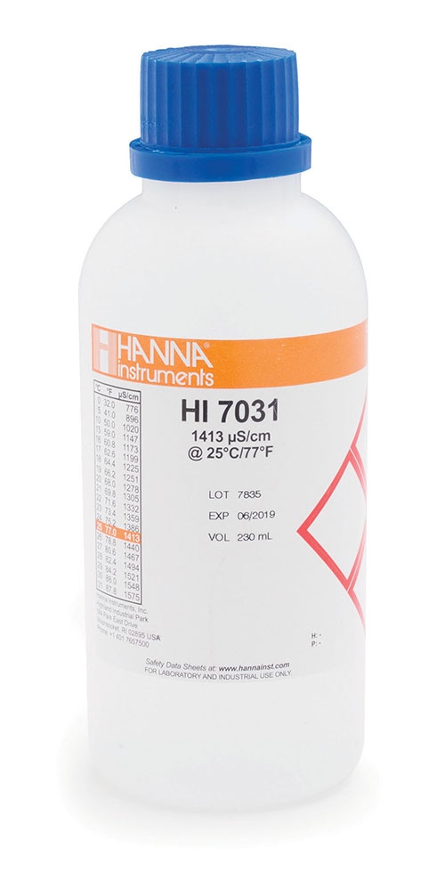 Leitfähigkeitsmessung, -kalibrierung und Elektrodenpflege