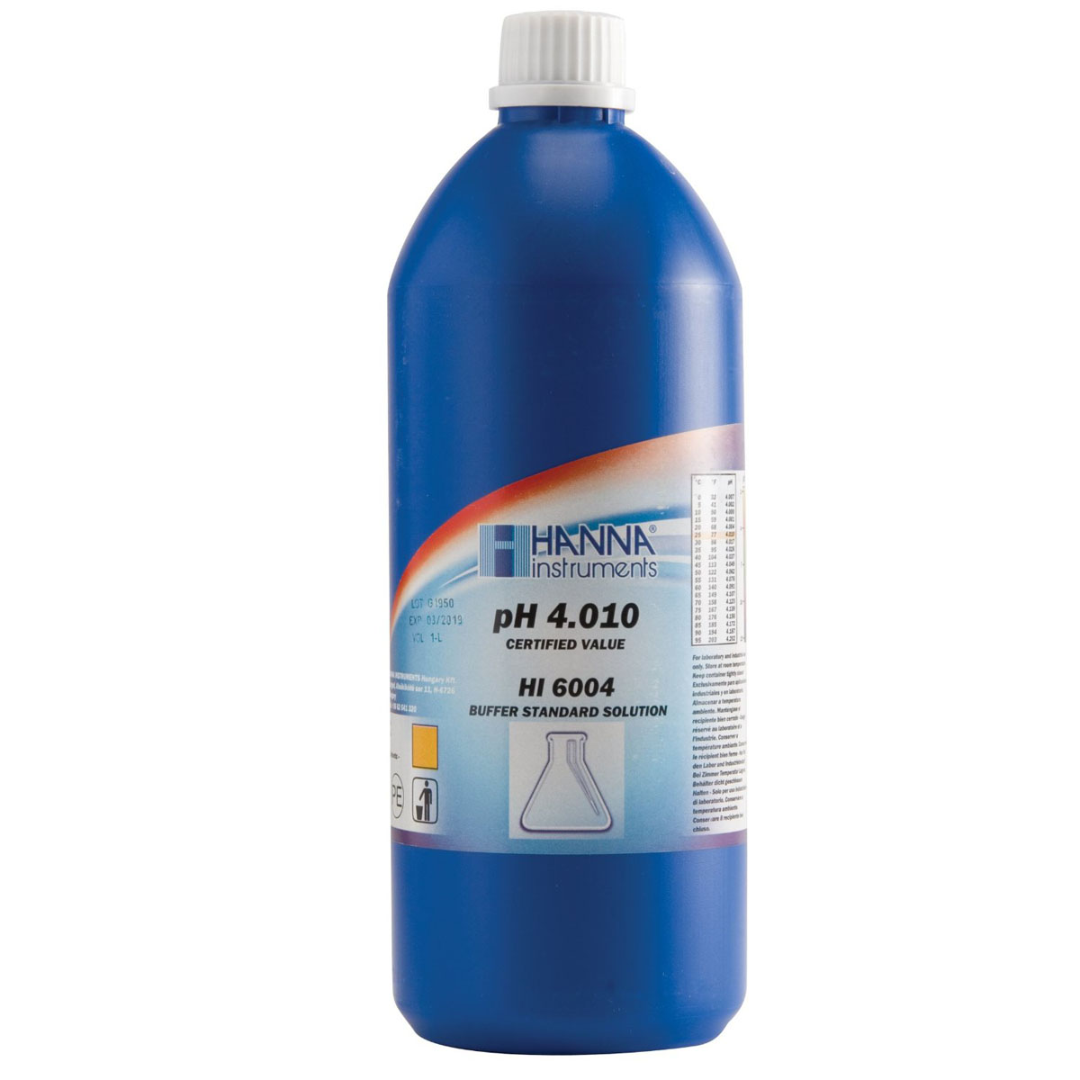 Kalibrierlösung pH 4,010; Premiumqualität, 1000mL-Flasche