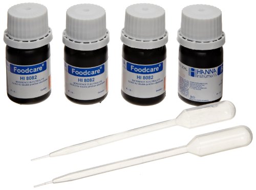 HI8082 Elektrolytlösung 3,5 M KCl, 4 x 30mL-FDA-Flasche