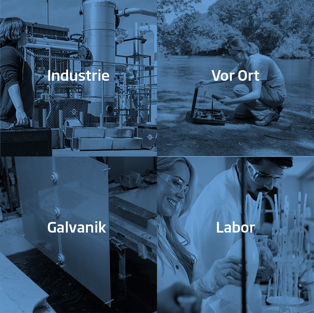 Professionelles Handmessgerät für pH, Redoxpotential und ISE