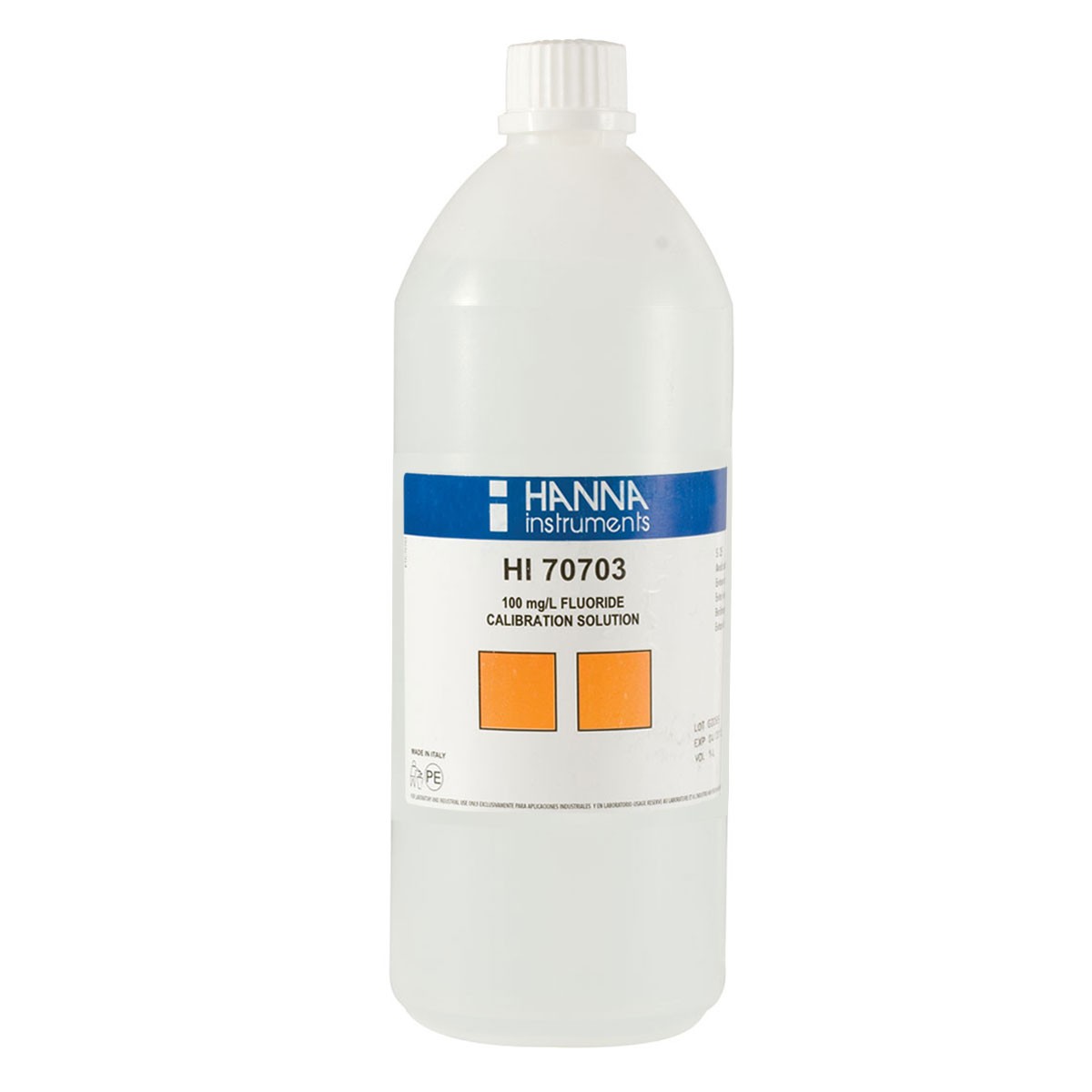 hi70703_1l Standardlösung Fluorid 100 mg/L, 500mL-Flasche