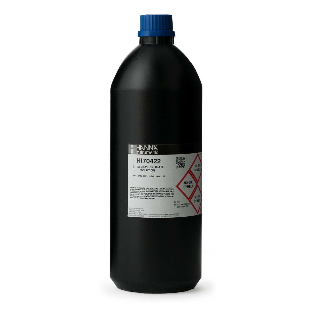 hi70422 Titrationslösung AgNO3 0,1 M; 1L-Flasche