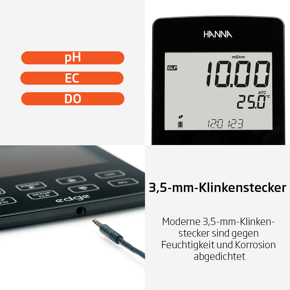 edge®  Multiparameter-Tablet-Messgerät für Leitfähigkeit