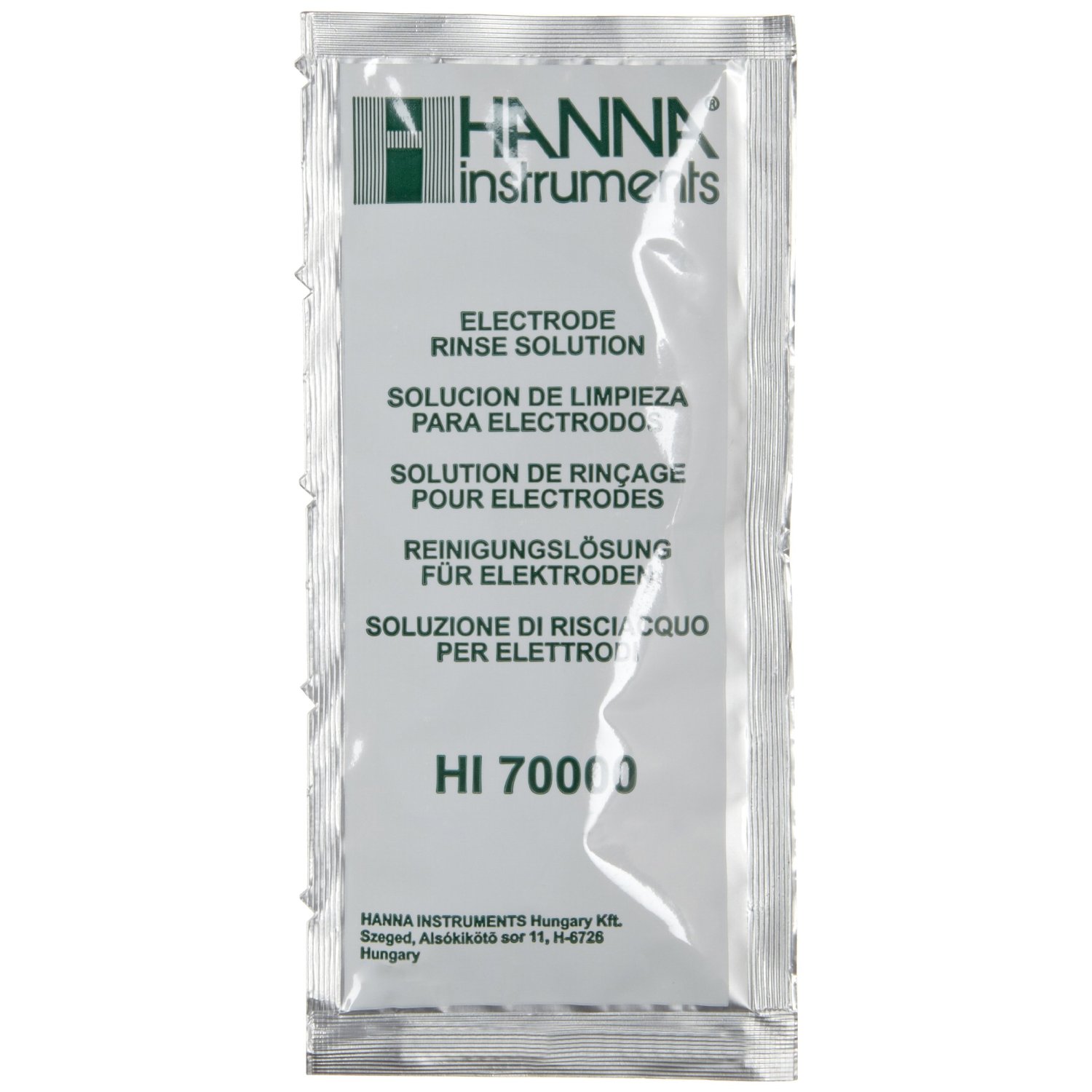 70000p Spüllösung für Elektroden, 25 x 20mL-Beutel