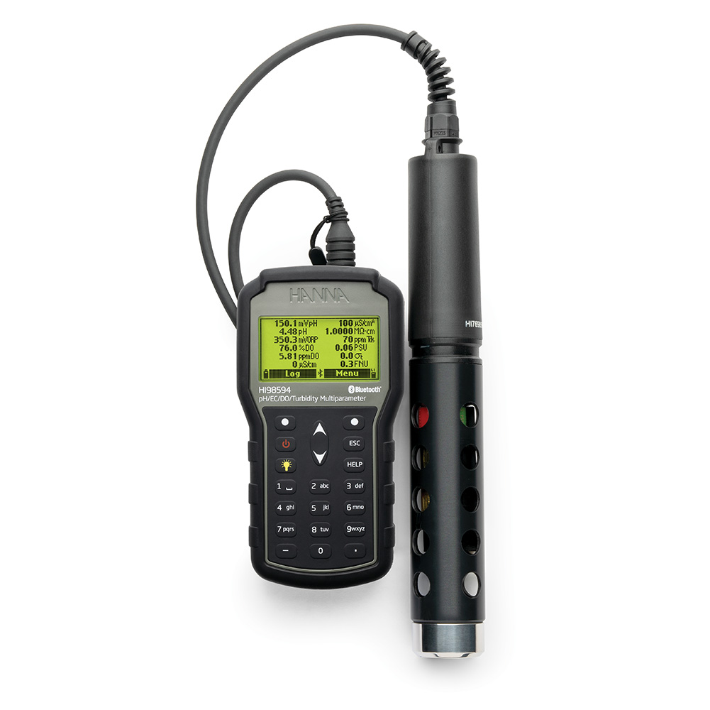 Multiparameter-Messgerät pH/EC/Trübung/OPDO®-Messgerät mit Bluetooth®