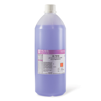 Kalibrierlösung pH 10,01; Standardqualität, 1000mL-Flasche, farbkodiert (violett)