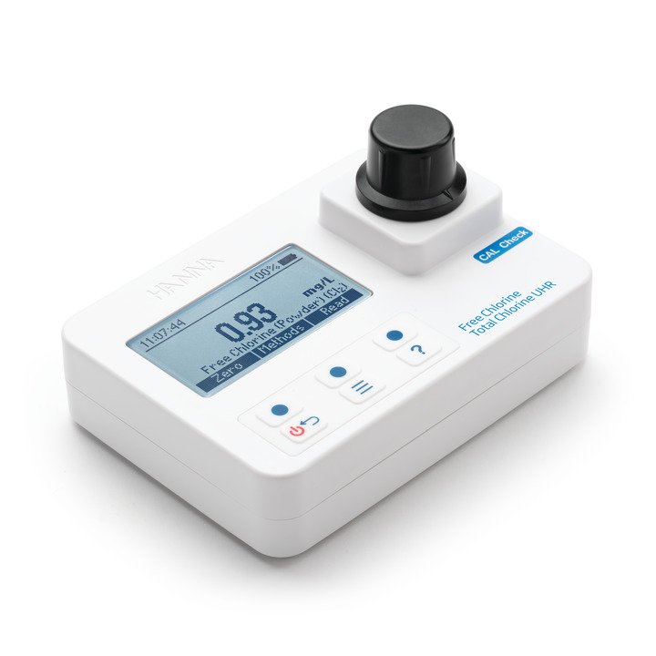 Photometer für Chlor frei & gesamt ultrahoch