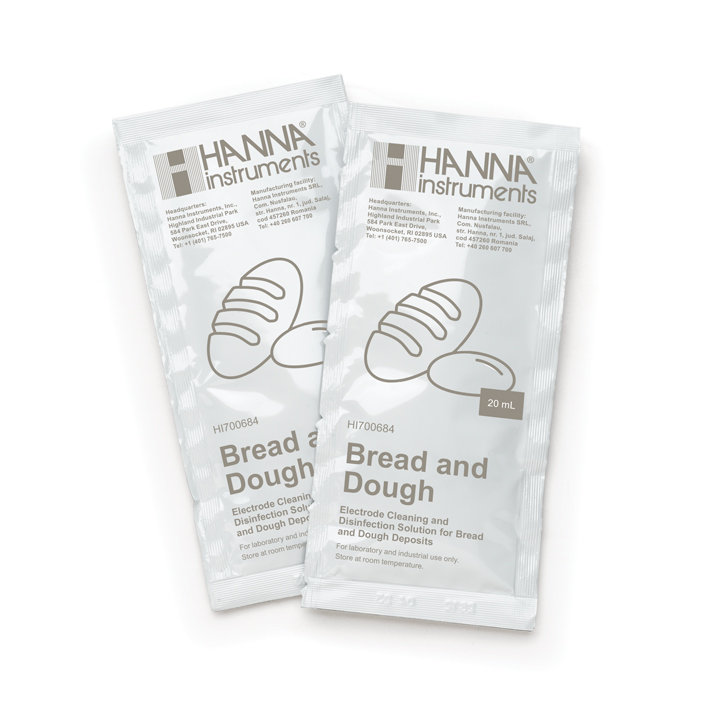 Reinigungslösung für Elektroden, Anwendung Brot und Teig, 25 x 20mL-Beutel Reinigungslösung für Elektroden, Anwendung Brot und Teig, 25 x 20mL-Beutel