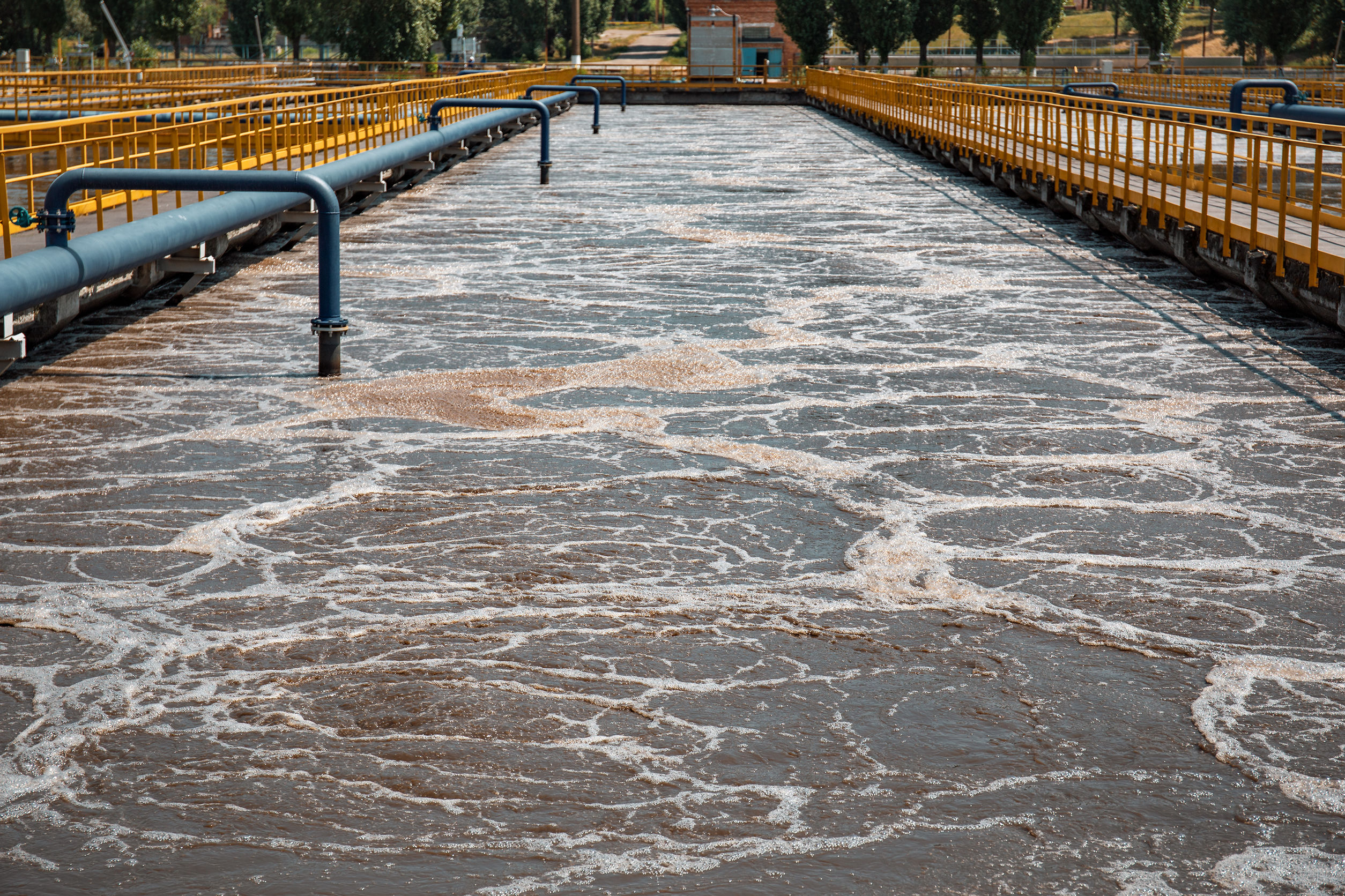 pH-Wert und gelöster Sauerstoff im Abwasser-Belebungsbecken