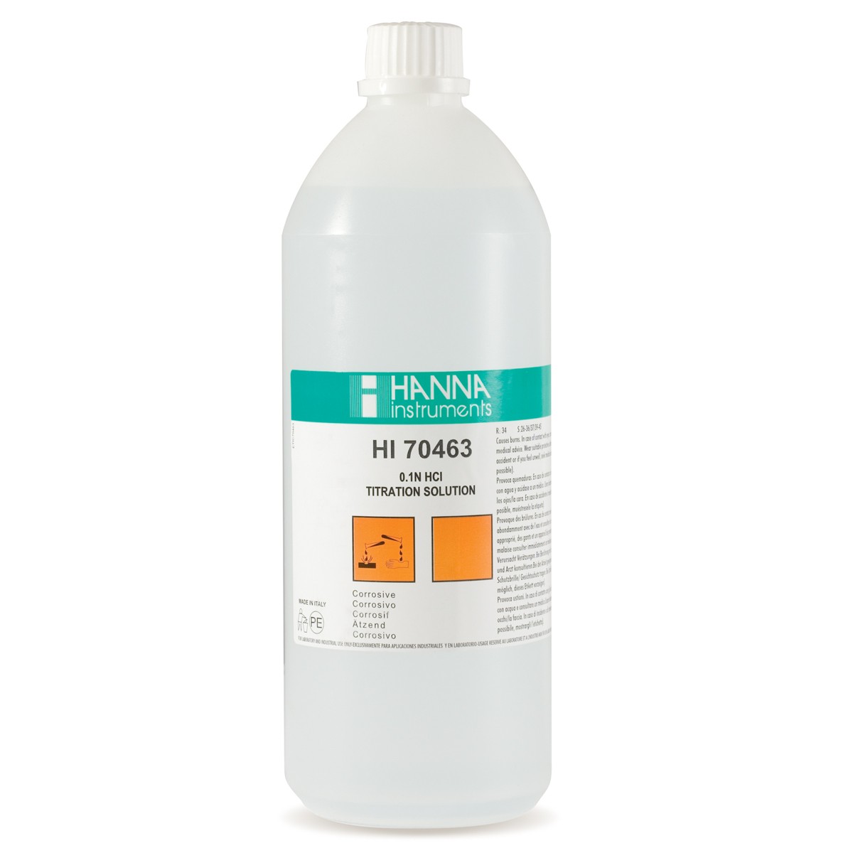 hi70463 Titrationslösung Salzsäure 0,1 N; 1L-Flasche