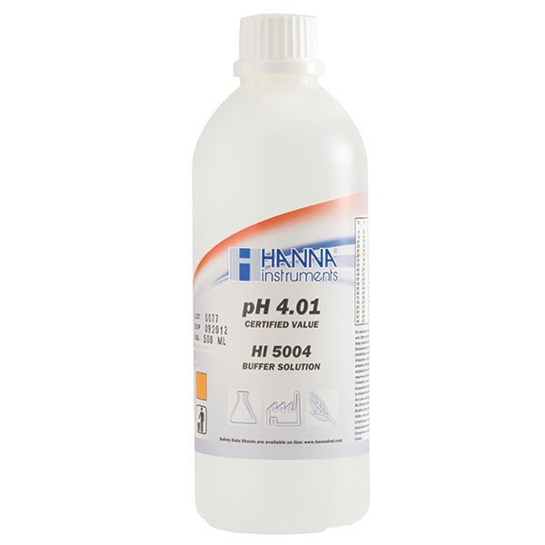 HI5004 Kalibrierlösung pH 4,01; technische Qualität, 1000mL-Flasche