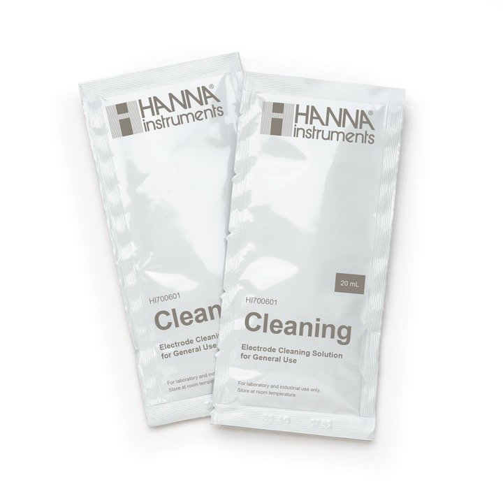 Reinigungslösung für Elektroden, allgemeine Anwendung, 25 x 20mL-Beutel Reinigungslösung für Elektroden, allgemeine Anwendung, 25 x 20mL-Beutel