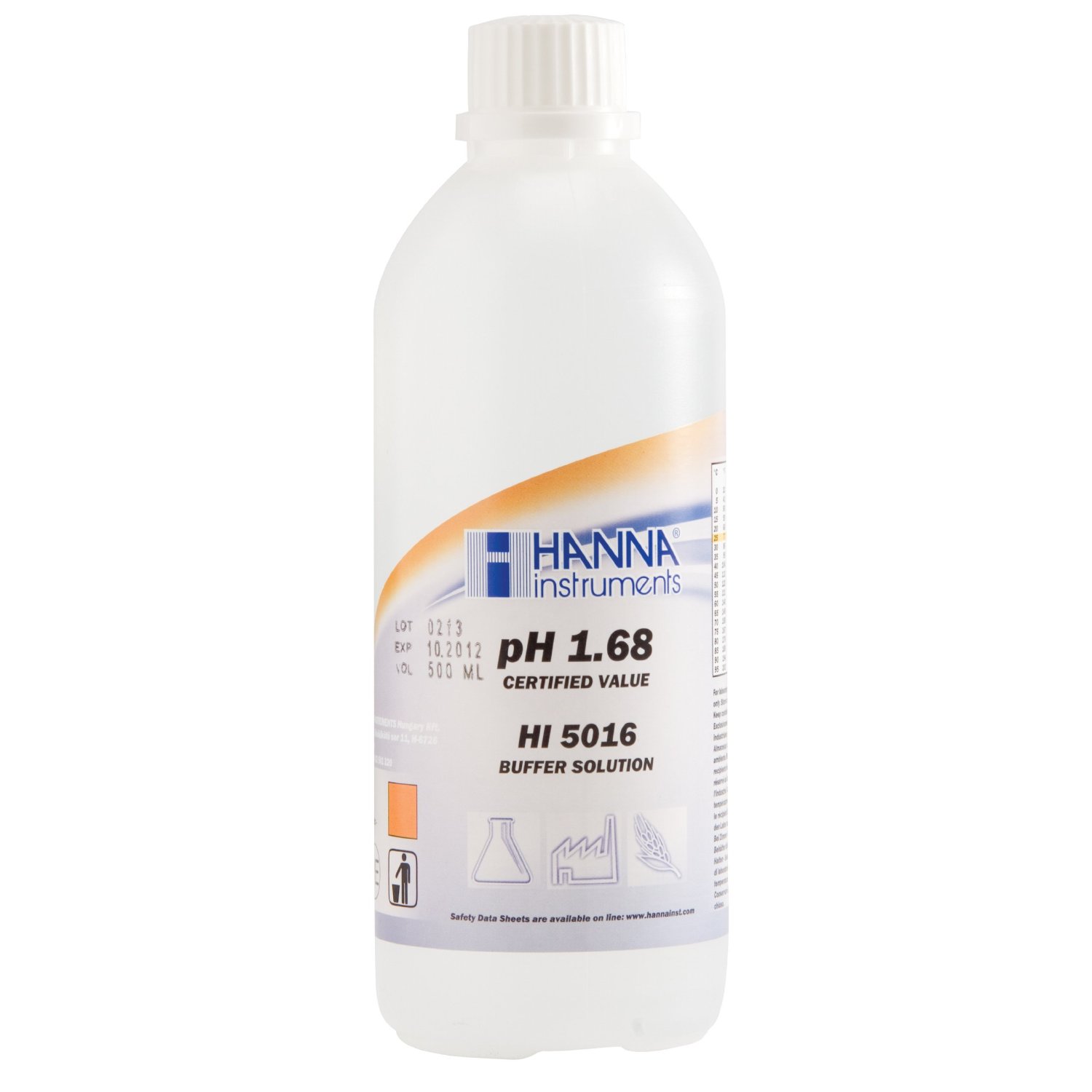 Kalibrierlösung pH 1,68; technische Qualität, 500mL-Flasche