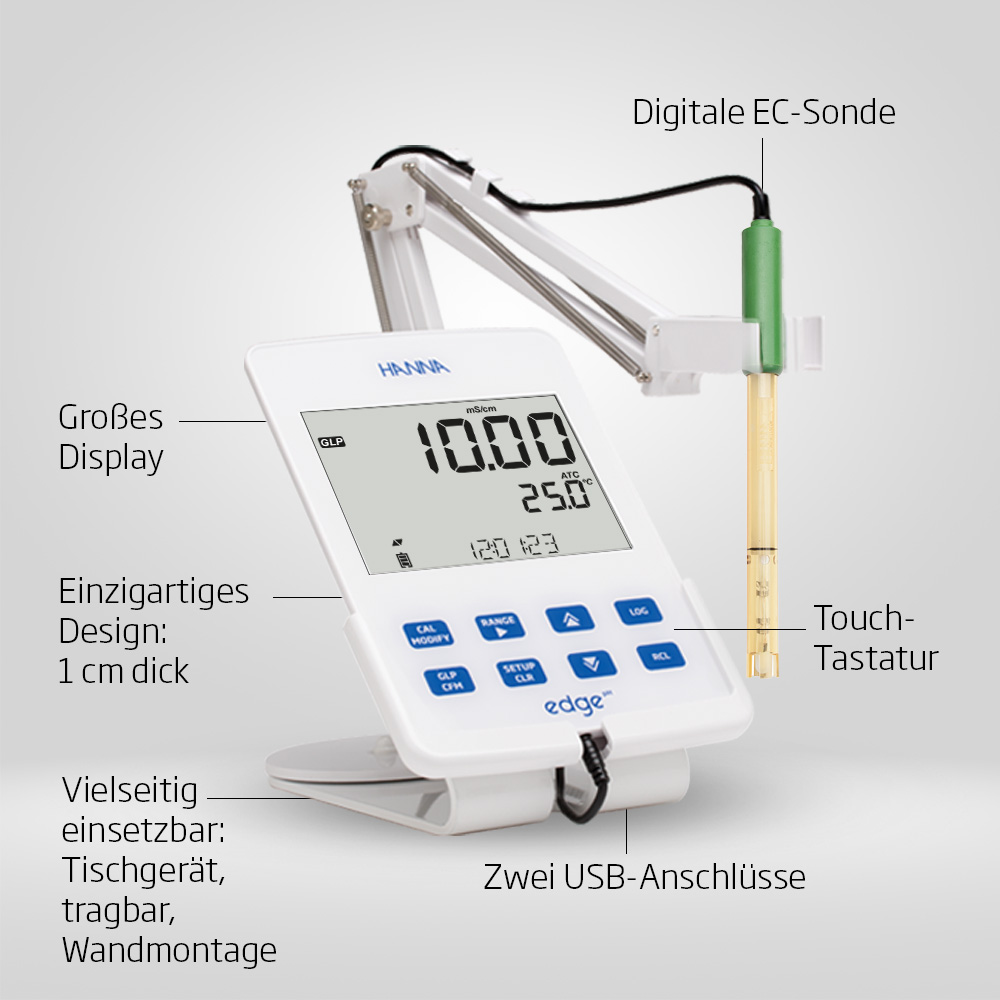 edge® Leitfähigkeits-Tablet-Messgerät