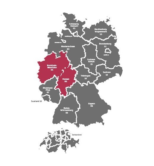 Vertriebsgebiet Hanna Instruments